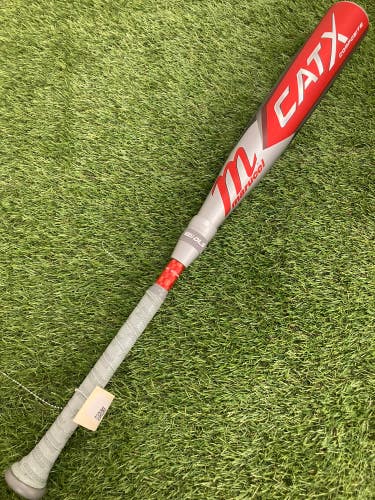 Used Kid Pitch (9YO-13YO) 2023 Marucci CAT X Composite Bat USSSA Certified (-8) Composite 22 oz 30"