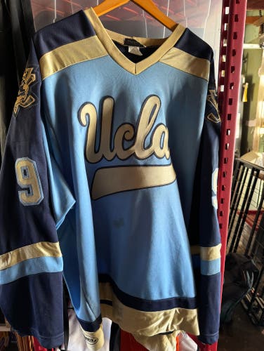 Vintage Extremely Rare UCLA Hockey Game Jersey XL Made In USA