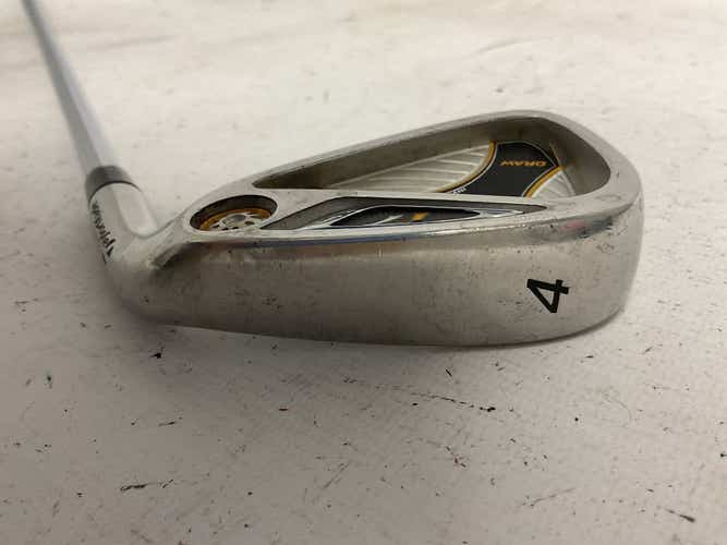 Used Taylormade R7 Draw 4 Iron Stiff Flex Steel Shaft Individual Iron