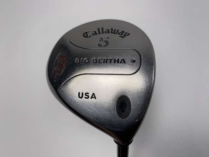 Callaway Original Great Big Bertha 5 Fairway Wood 18* RCH 90 Regular Graphite RH