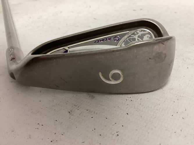 Used Ping Serene Red Dot 6 Iron Ladies Flex Graphite Shaft Individual Iron