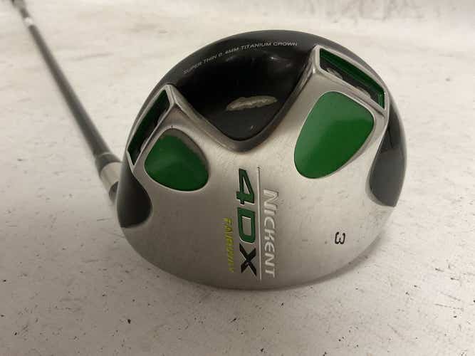 Used Nickent 4dx 3 Wood Stiff Flex Graphite Shaft Fairway Woods