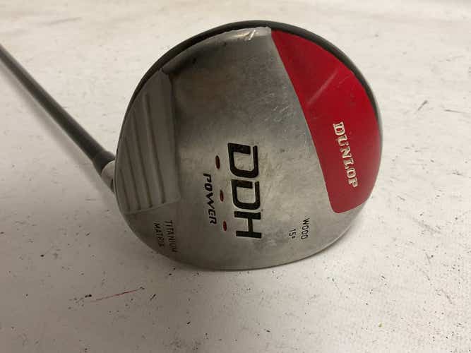 Used Dunlop Ddh Power 3 Wood Regular Flex Graphite Shaft Fairway Woods