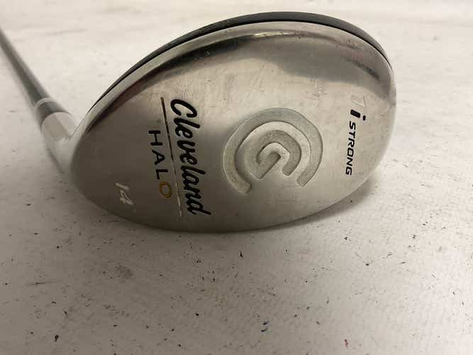 Used Cleveland Halo 2 Hybrid Stiff Flex Graphite Shaft Hybrid Clubs