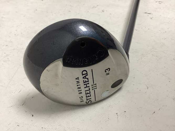 Used Callaway Big Bertha Steelhead Iii 3 Wood Regular Flex Graphite Shaft Fairway Woods