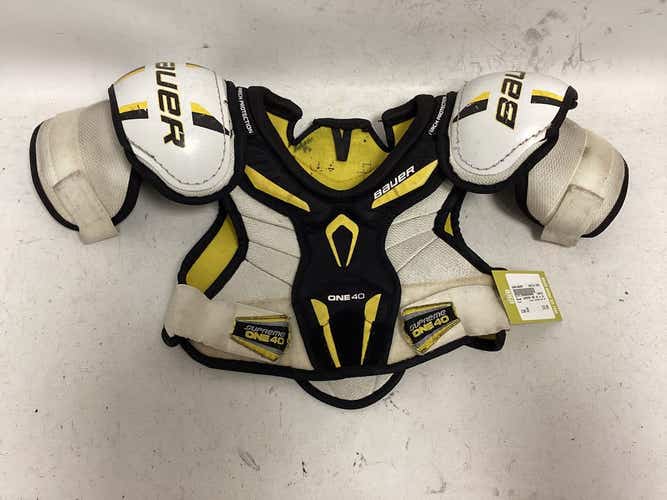 Used Bauer Supreme One 40 Sm Hockey Shoulder Pads