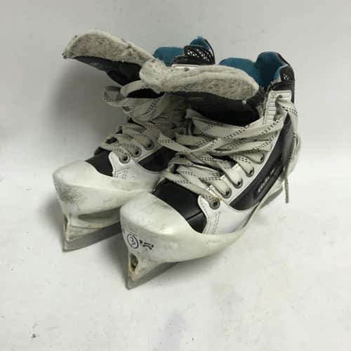 Used Bauer Reactor 4000 Junior 03 Goalie Skates