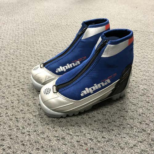 Used Alpina Yt-10 Cross Country Ski Boys Boots