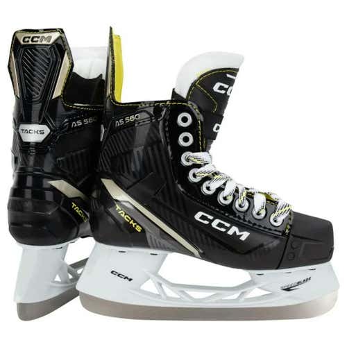 New Ccm Junior Super Tacks As 560 Reg Ice Hockey Skates Junior 02