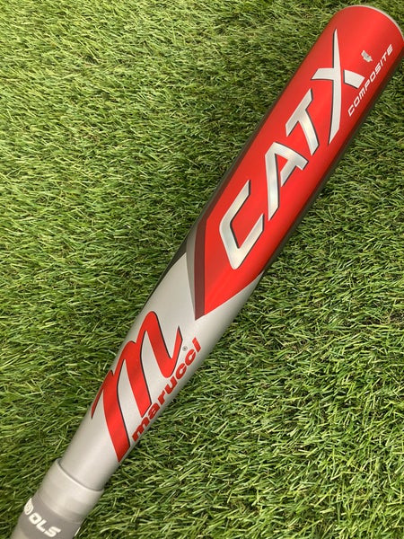 Used Kid Pitch (9YO-13YO) 2023 Marucci CAT X Composite Bat USSSA Certified (-8) Composite 22 oz 30"