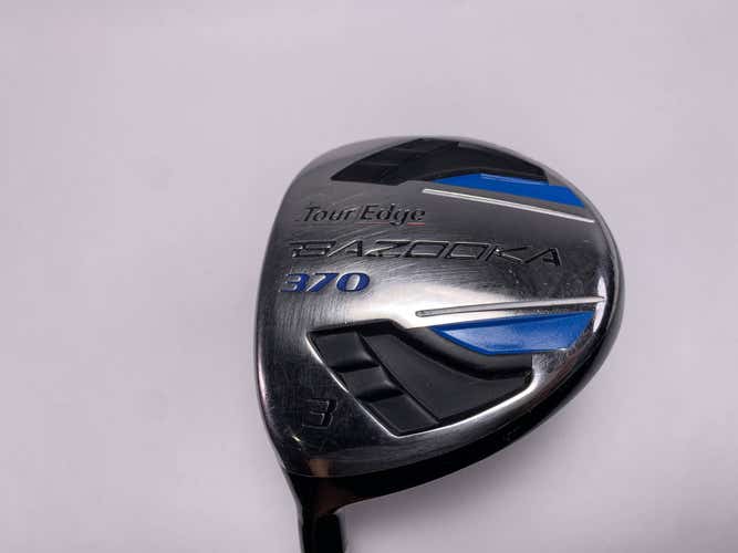 Tour Edge Bazooka 370 3 Fairway Wood 15* Bazooka Uniflex Graphite Mens LH