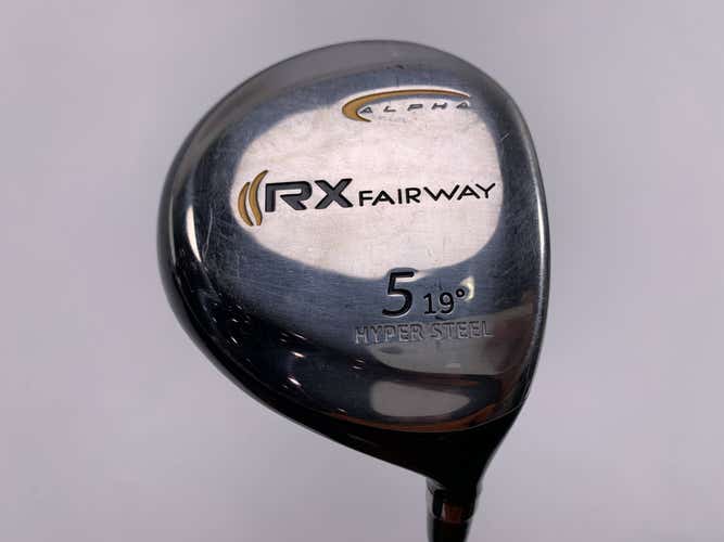 Alpha RX 5 Fairway Wood 19* Platinum Regular Graphite Mens RH Midsize Grip