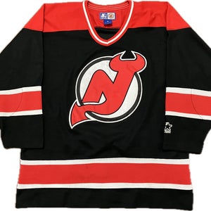 New Jersey Devils Fashion STARTER NHL Hockey Jersey Size M