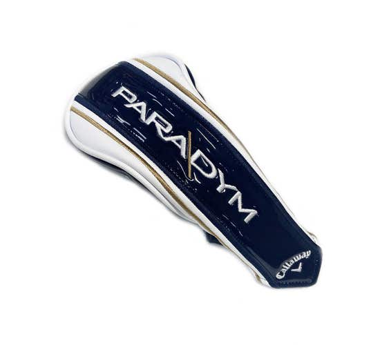 NEW Callaway Golf Paradym White/Navy/Gold Hybrid/Rescue Headcover