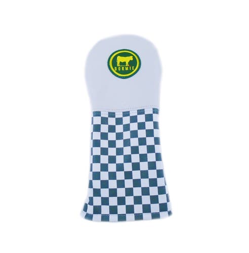 NEW Dormie Season Opener Masters Checker Luxury Premium Leather Driver Headcover