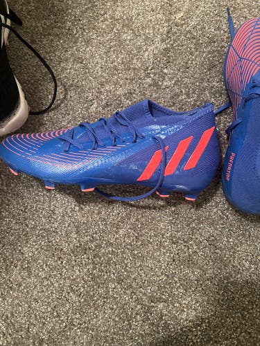 Blue Used Unisex Adidas Molded Cleats Cleats