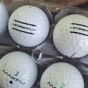 Used Maxfli Straightfli Balls 12 Pack (1 Dozen)