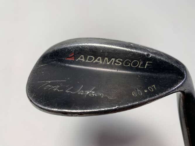 Adams Tom Watson Lob Wedge 60* 7 Bounce Wedge Steel Mens RH Midsize Grip