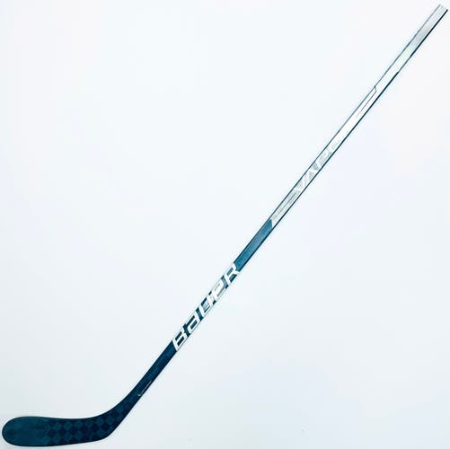 Custom Silver Bauer Vapor Hyperlite Hockey Stick-RH-Kucherov Pro Curve-82 Flex-Grip