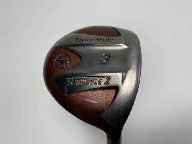 TaylorMade Ti Bubble 2 3 Fairway Wood 15* Bubble 2 R-80 Regular Graphite Mens RH