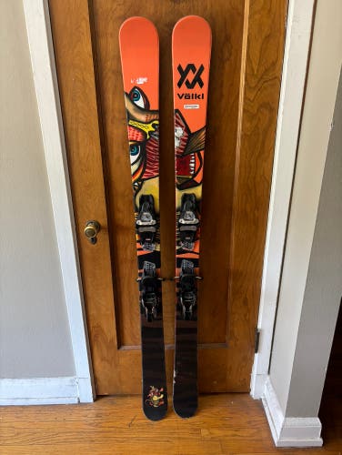 Volkl Revolt 95 165cm with Adjustable Marker Squire Gripwalk Bindings