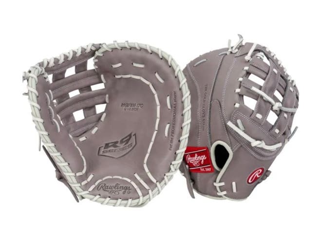 New Rawlings R9 Right Hand Throw 12.5” First Base Fastpitch Glove