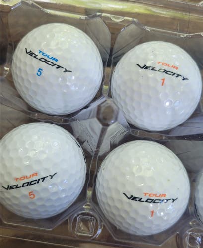 Used Wilson Tour Velocity Balls 6 Pack