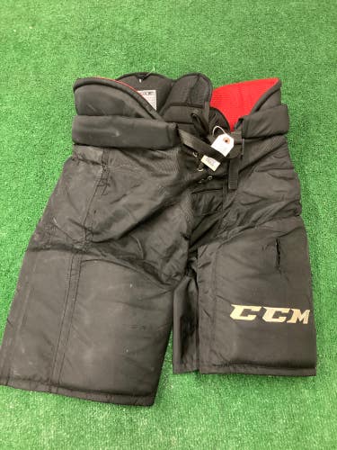 Black Used Senior Large CCM HP UCLX Hockey Pants Pro Stock