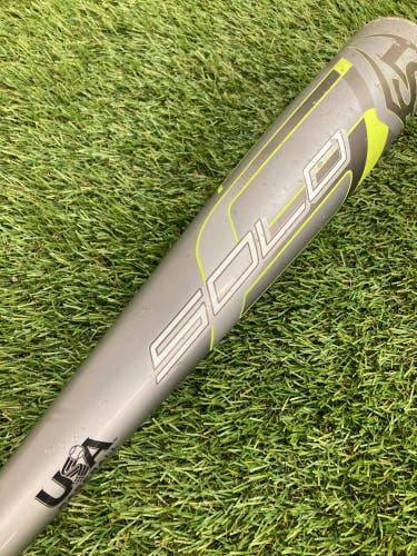 Used Kid Pitch (9YO-13YO) 2020 Louisville Slugger Solo Bat USABat Certified (-11) Alloy 18 oz 29"