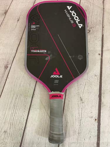 Joola Magnus 3 Tyson McGuffin Propulsion Core Pickleball Paddle 14MM Pink Gray