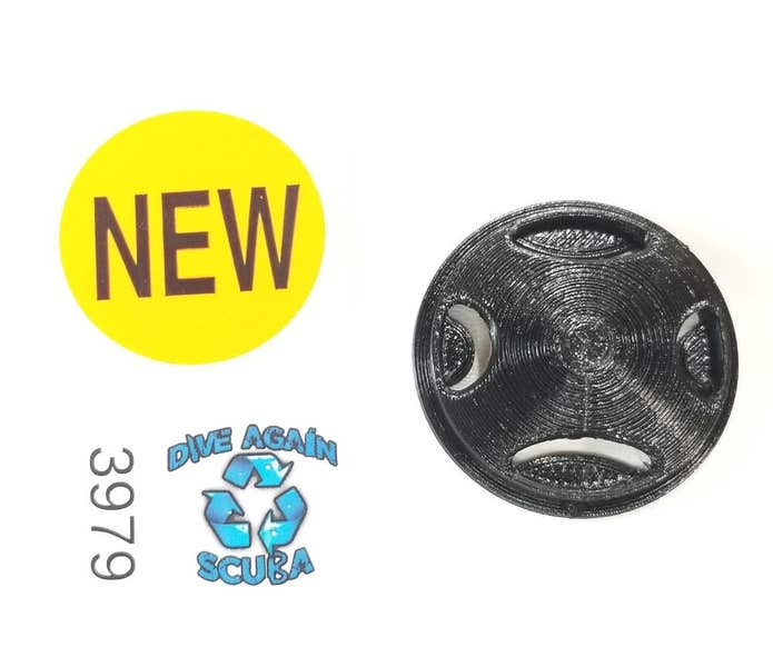 Oceanic Zeta 3D Printed Diaphragm Purge Front Cover Button 2nd