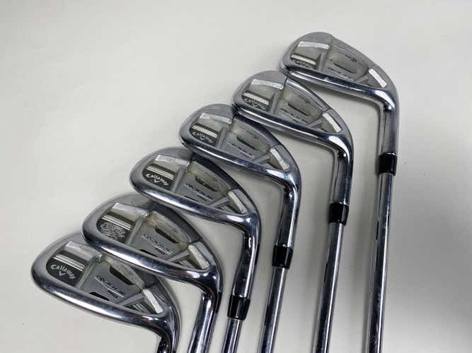 Callaway Rogue Pro Iron Set 6-PW+AW KBS Tour 90 Regular Steel RH Oversize Grips