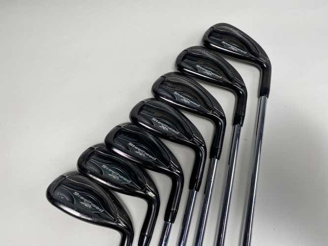 Callaway Steelhead XR Pro Iron Set 5-PW+AW True Temper Speed Step 80 Stiff RH