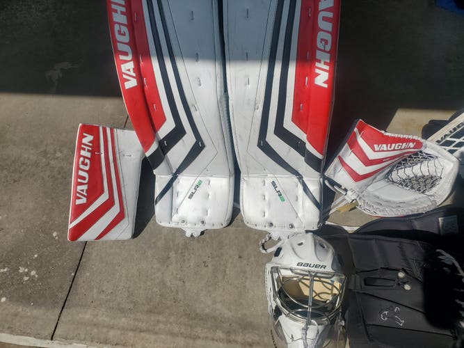 Used 35"+2 Vaughn SLR2 Pro Carbon Regular Goalie Full Set EVERYTHING INCLUDED