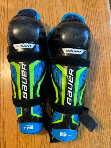 Used Youth Bauer 10"  X Shin Pads
