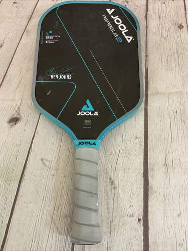 Joola Ben Johns Perseus 3 Propulsion Core Pickleball Paddle 16mm Blue Gray