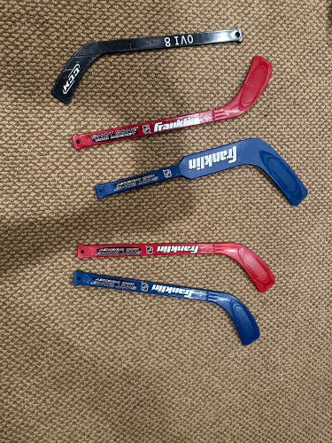 Mini hockey sticks