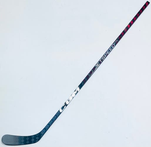 New Red CCM Jetspeed FT5 Pro Hockey Stick-RH-P90-75 Flex-Grip