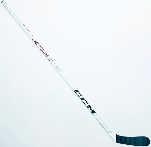 New Custom White CCM FT5 Pro (Trigger 8 Pro Build) Hockey Stick-LH-75 Flex-P86 (Zegras Curve)