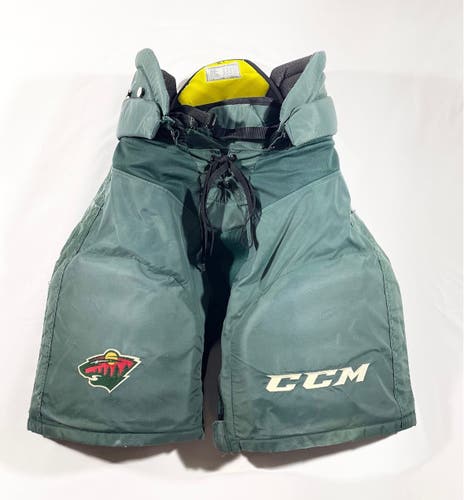 Large CCM HPTK NHL Pro Stock Pants - Minnesota Wild