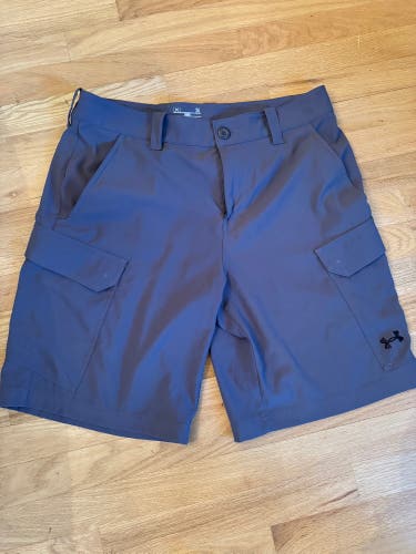 Gray Under Armour Golf/Cargo Shorts