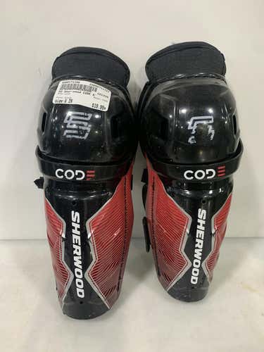 Used Sher-wood Code 8" Hockey Shin Guards