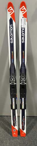 Used Salomon Team Racing Gr Boys' Cross Country Ski Combo