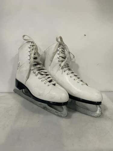 Used Lange Galaxy Sz 8 Sr Senior 8 Women's Figure Skates