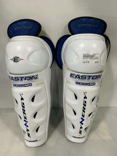 Used Easton Synergy Ventair 14" Hockey Shin Guards