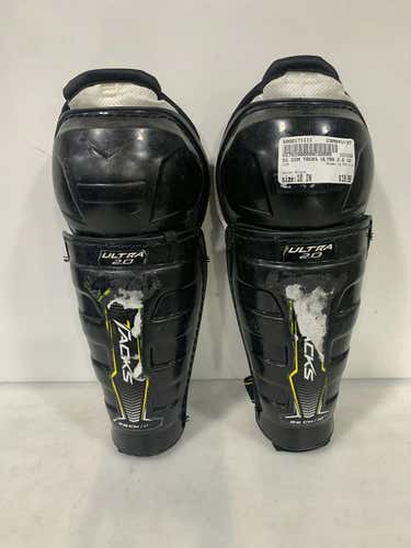 Used Ccm Ultra 2.0 10" Hockey Shin Guards