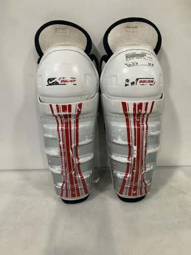 Used Bauer Ignite 10" Hockey Shin Guards