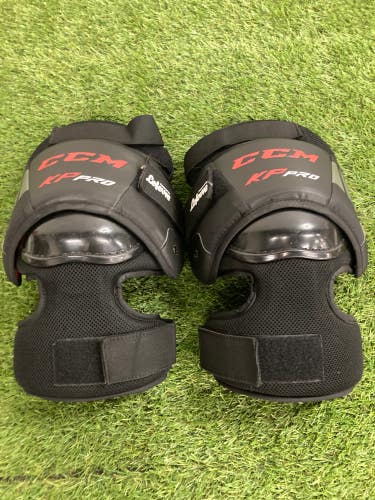 Used CCM KP Pro Goalie Knee Guards