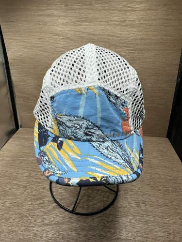 Patagonia Duckbill Cap Mesh Hat Running Cycling Tropical Ocean