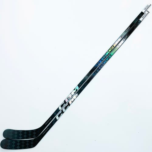 New 2 Pack Custom Silver CCM Ribcore Trigger 8 Pro Hockey Stick (FT6 Pro Build)-RH-80 Flex-P90M-Grip